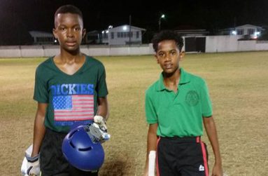 Blairmont batsmen Zainul Ramsammy and Jaden Trotz were involved in a 102-run stand for the fourth wicket.