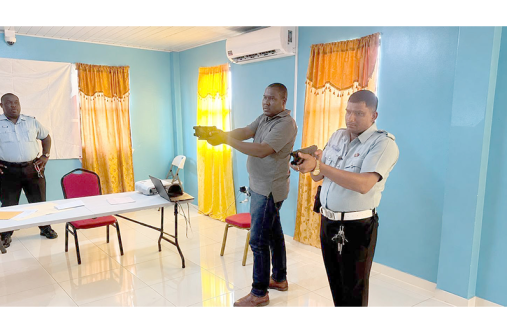 The training was facilitated by ranks of the Tactical Services Unit (TSU)