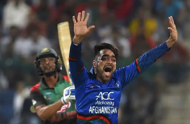 Afghanistan ‘s ace leg-spinner  Rashis Khan
