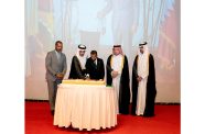 A scene from the Independence Day reception hosted by the Guyana Embassy in Qatar