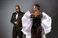 Soca stars Fay-Ann Lyons and Ian Alvarez, also known as Bunji Garlin ( Island Original Magazine)