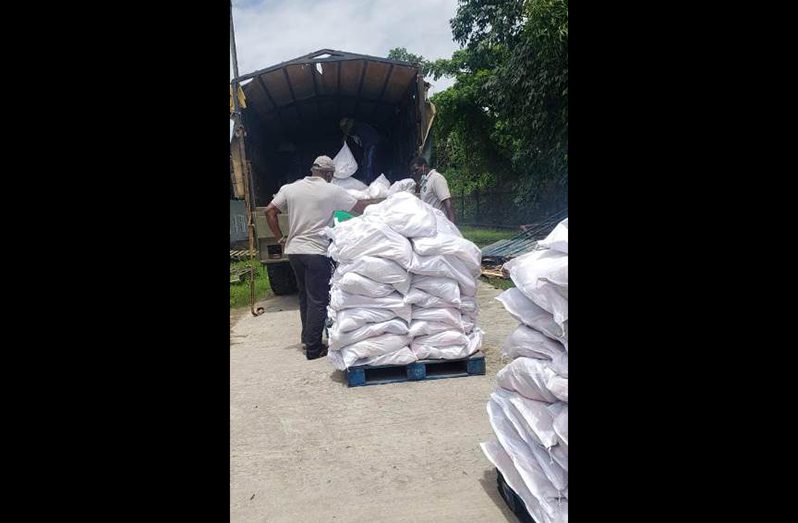 The relief supplies that will be dispatched to flood-affected communities (CDC Photo)