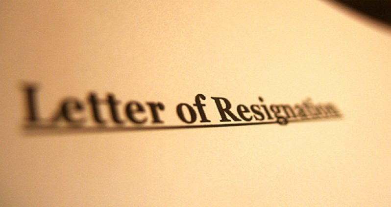 resignation