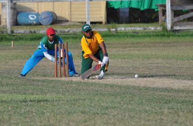 Richard Latiff bats on the opening day of action