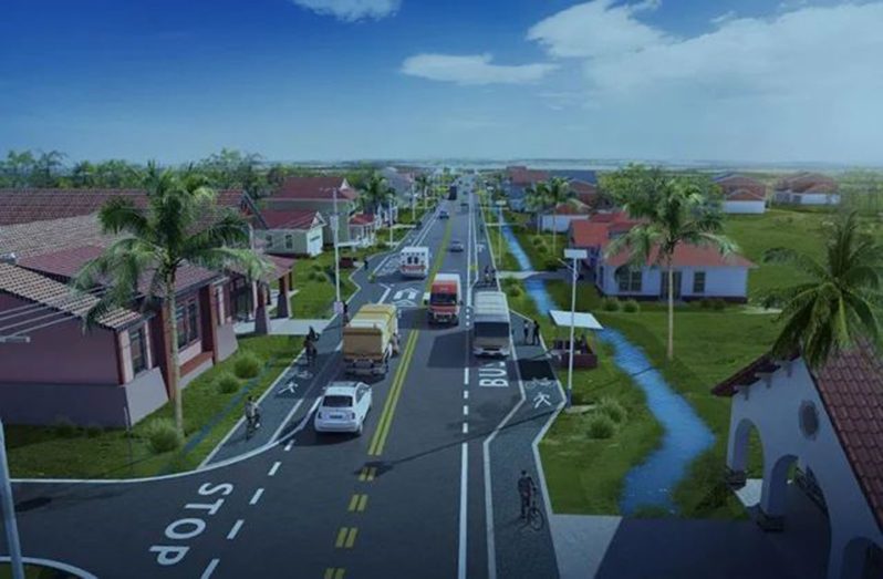 An artist’s impression of what the upgraded thoroughfare is expected to look like