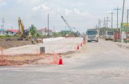 The project also involves the construction and widening of 76 bridges and 42 culverts, along with the installation of 28.32 kilometres of concrete drains on both sides of the roadway.
