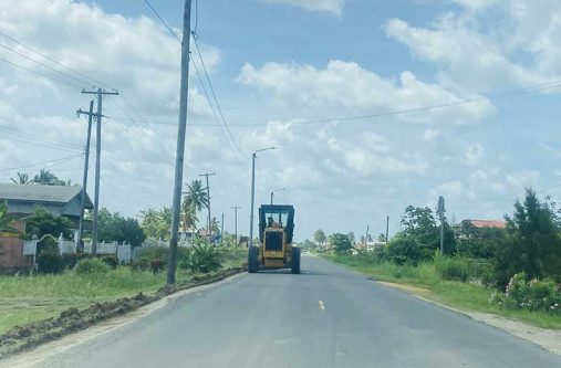 The public road stretching from Supenaam to Charity will undergo massive upgrades,  which will improve connectivity and road safety, expose residents to a more comfortable way of life and boost economic activity in the region