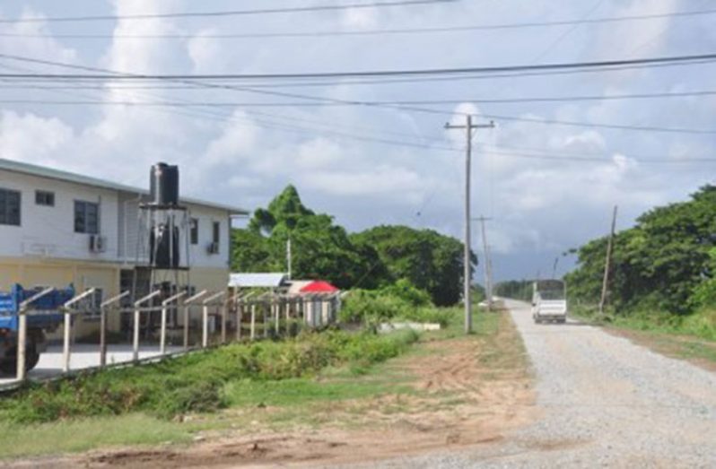 A 2017 completed residential access road at Catherina’s Lust, West Coast Berbice