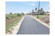 Completed works on the Champagne mud road in Burma, Region Five