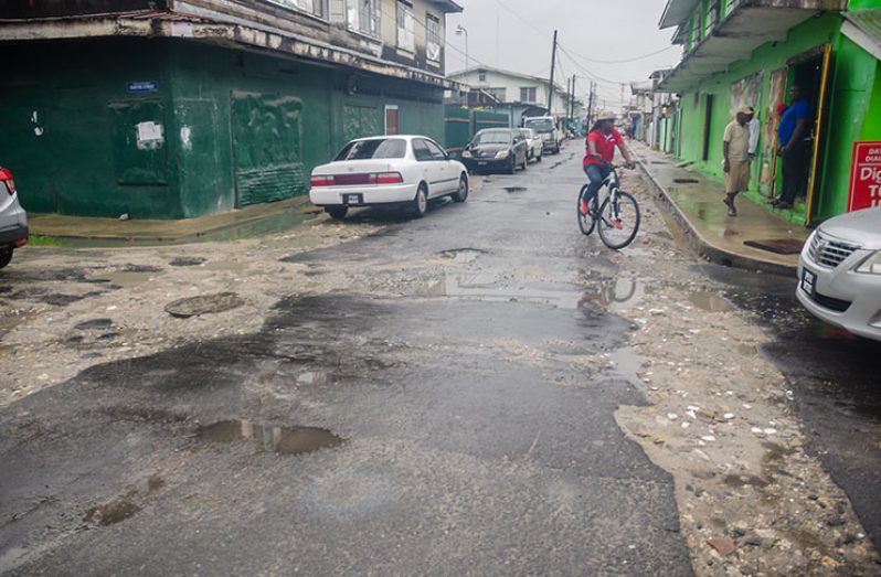 Hunter Street, Georgetown that will receive a major boost