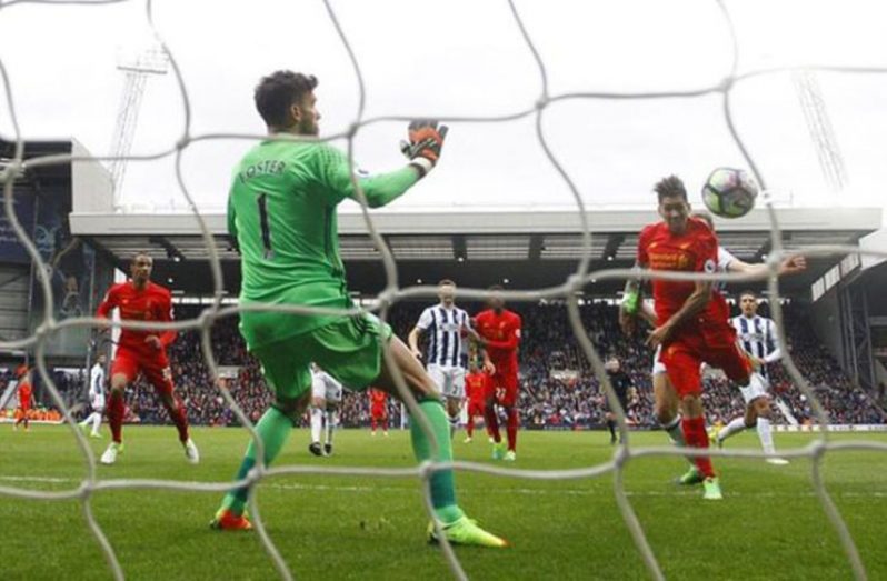 Roberto Firmino's header brought his 11th Premier League goal of the season