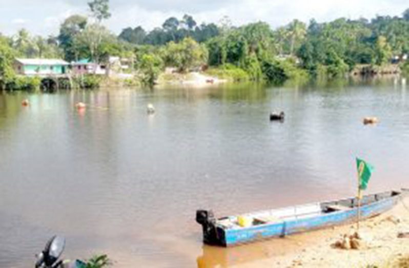 BCGI workers have blocked a section of the Berbice River so as to get the company to listen to their grievances