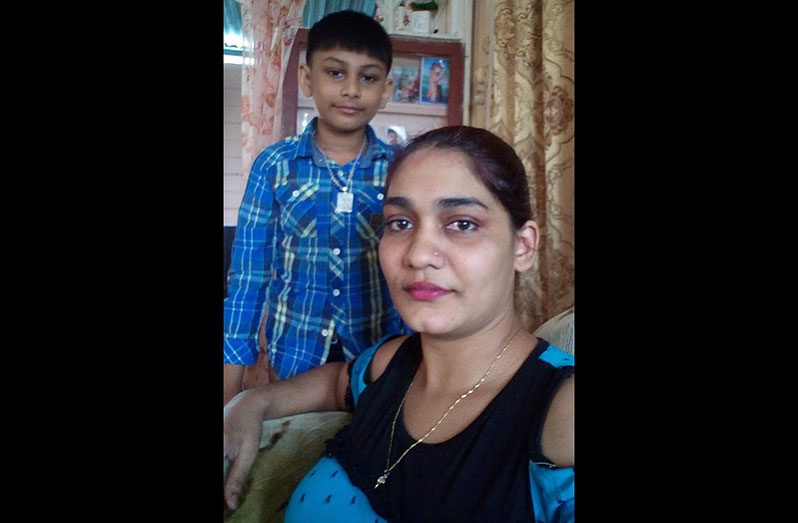 Savita Ramlogan and her son Aditya