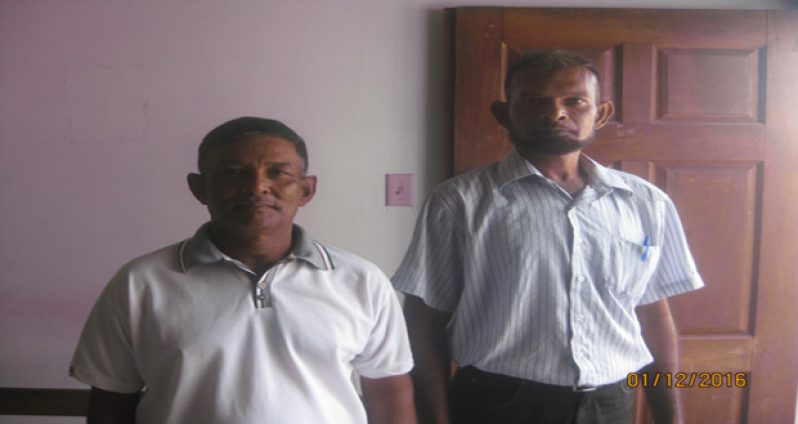 Ramsammy Angeshallam and Samwill Shaw, on the right
