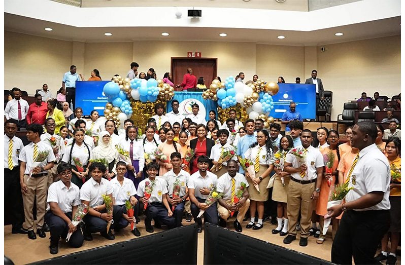 Some of the top performing 2025 CSEC students