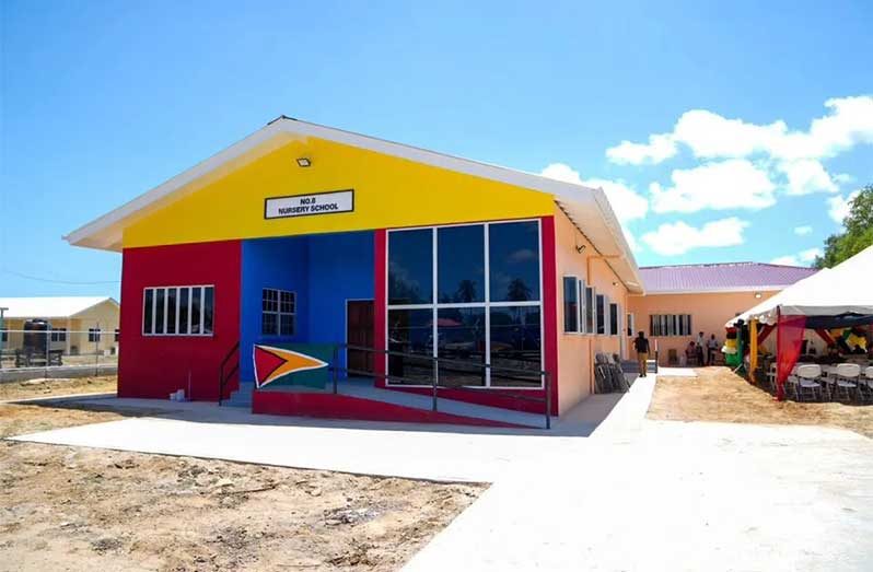 Number Eight Nursery School, West Coast Berbice (DPI photos)