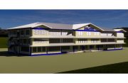 An artist’s impression of the proposed new Christ Church Secondary School building