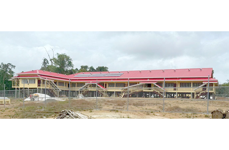 Construction of the Issano Secondary School in Region Seven is now complete, making history as the first ever secondary school to be built in the Middle Mazaruni district. It is yet another crucial step towards realising the government's vision of a ‘One Guyana,’ where the inequality gaps are filled and all Guyanese, regardless of where they live, can benefit from the same opportunities. Education officials are working every day to ensure that all children in the hinterland have full access to quality education, without having to leave their families and communities to come to the coastland. The future is now brighter for the children of Issano and its neighbouring communities (MoE photos)