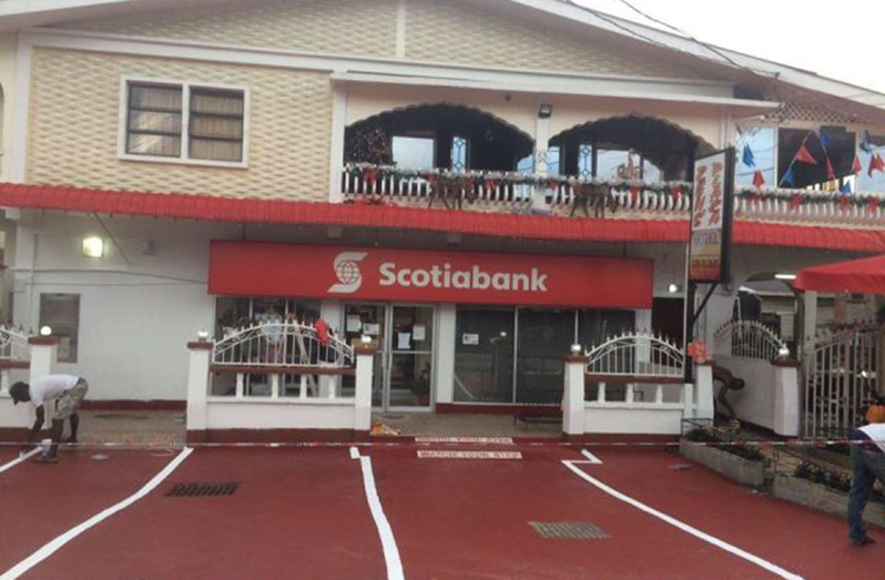 Scotiabank will, in November 2020, close its Bartica branch