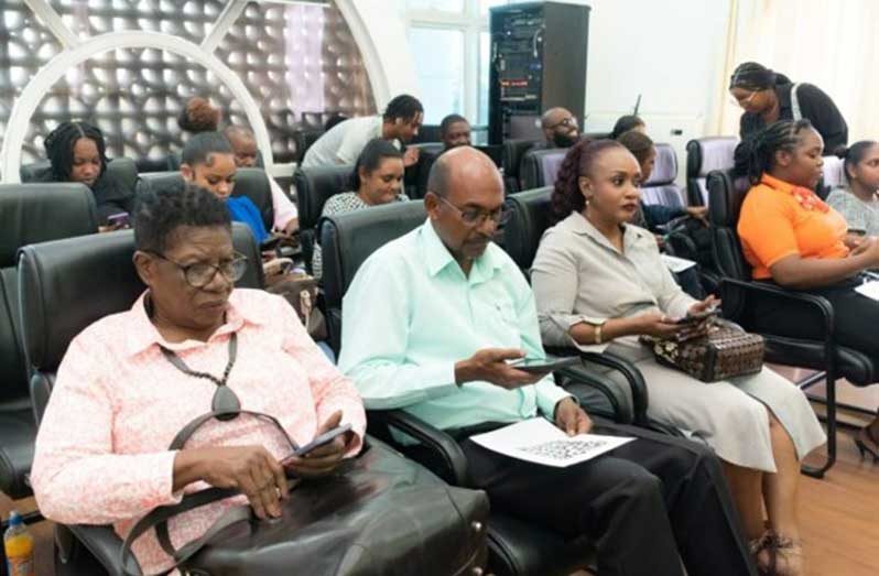 A section of the audience during the consultation
