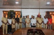 Senior Superintendent Kevin Das, Commander, Regional Police Division #6, on Tuesday, met with His Worship the Mayor of New Amsterdam, Wainwright McIntosh, and members of the New Amsterdam Town Council to discuss security and traffic arrangements for the upcoming New Amsterdam Town Week 2026 celebrations