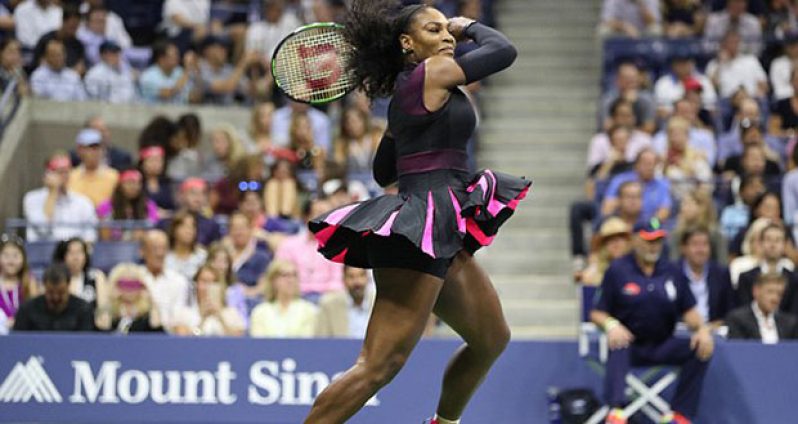 American star Serena Williams wasted little time in easing into the US Open second round.