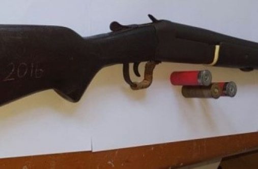 Shotgun and three  cartridges were found
at Omai Landing, Region 8