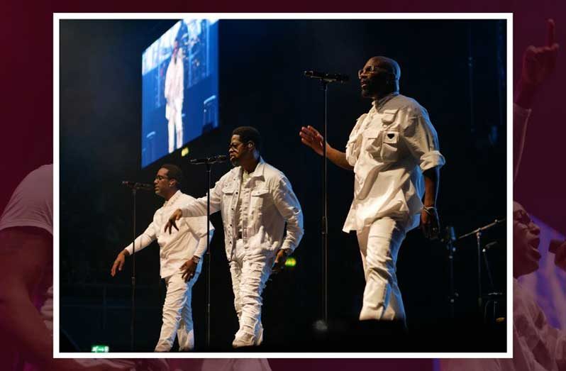 R&B music group, Boyz II Men, in performance. The group is expected to perform in Kingston on October 26