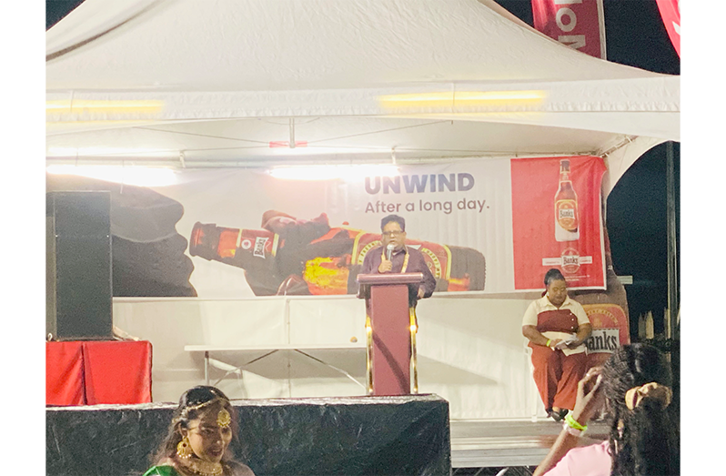 Dr. Ashni Singh speaking