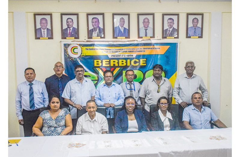 Minister Singh and officials at the Berbice Expo launch where he thanked Region Six  for the strong support during the September 1, 2025, General and Regional Elections (MoF photo)