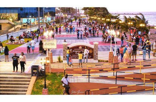 The Kingston Seawall Esplanade was among several of the beautification projects that were undertaken by the government to promote safe spaces for recreational activities (John Greene photo)