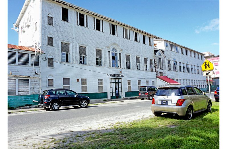 The old St Rose’s building that was demolished in July 2018