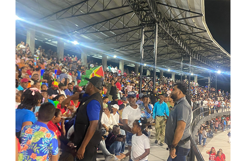Thousands of people on Friday flocked the new Anna Regina National Stadium for its commissioning