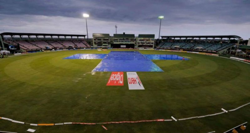 Heavy and persistent showers forced umpires to call of the Hero CPL match at Providence Stadium last night.