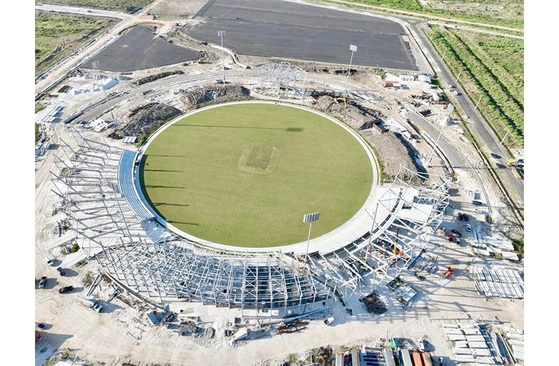 The stadium that is under construction at Palmyra