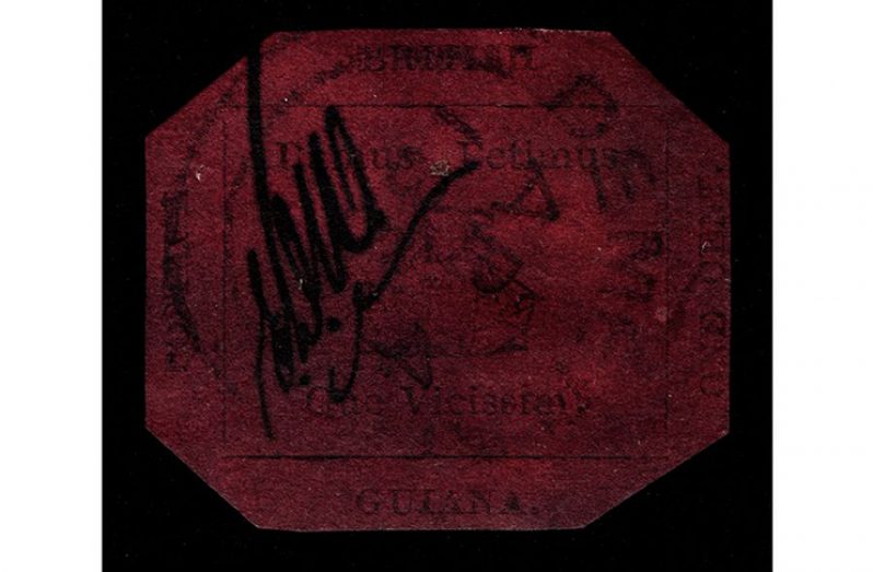 The One-Cent Magenta stamp