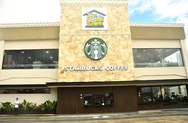 Starbucks Guyana in the Amazonia Mall at Providence (Adrian Narine photo)