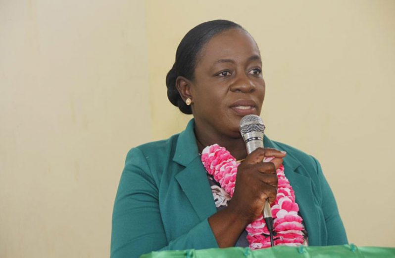 Minister of Education, Nicolette Henry