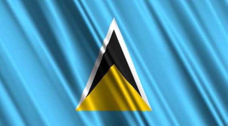 stock-footage-saint-lucia-flag-loop