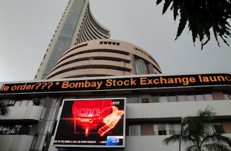 The Bombay Stock Exchange in the heart of India’s financial centre and largest city, Mumbai, formerly Bombay