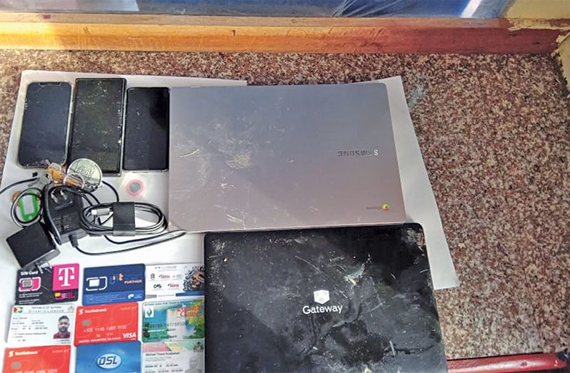 The stolen items recovered so far by the Police (GPF Photo)