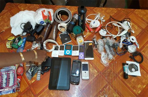 Some of the stolen articles recovered