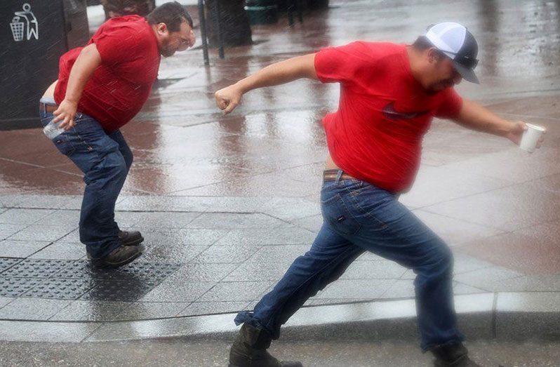 Ida brought heavy winds to the southwest of New Orleans (BBC/GETTY IMAGES)