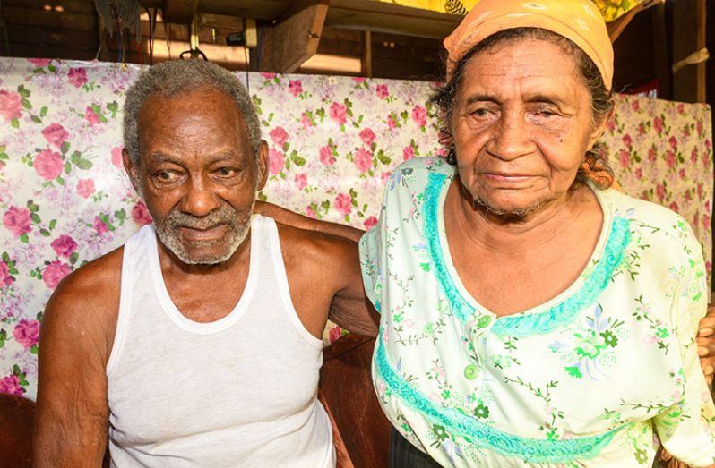 Wilfred Lewis and his wife of 59 years, Sherah (Delano Williams photo)