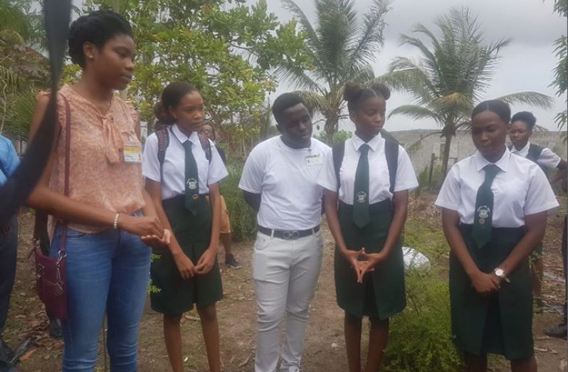 The five MHS top agriculture students who were placed on the merit list for the Caribbean