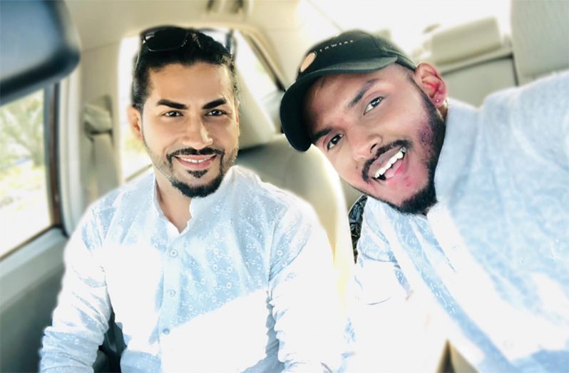 Justin Teixeira (left) and Paishnarine ‘Richie’ Hansraj
