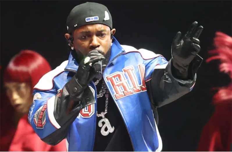 Kendrick Lamar is the first rapper to headline the Super Bowl as a solo act
