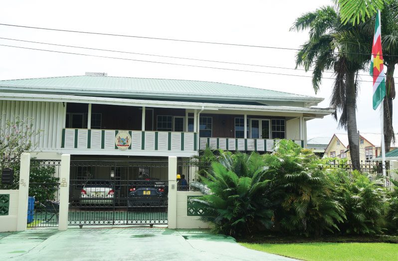 The Suriname Embassy in Guyana