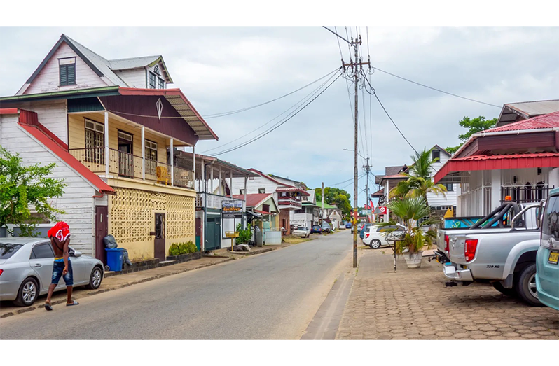 A residential street in Suriname's capital, Paramaribo (Getty Images)