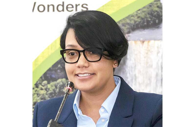 Minister of Tourism, Industry and Commerce, Susan Rodrigues (Photo by Japheth Savory)